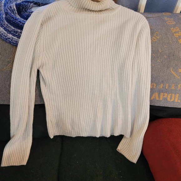 polo rouleau col roulé pull tricoté hauts pull - Picture 3 of 5